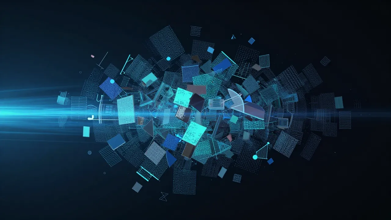 Visualización de la codificación de borrado Reed-Solomon: datos originales expandidos con redundancia para permitir recuperación ante pérdidas