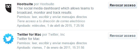 revoca permisos apps